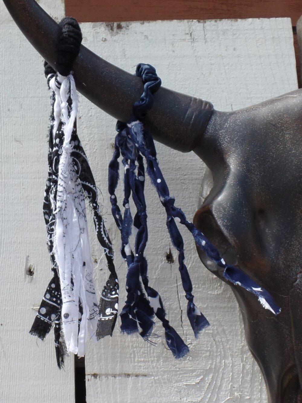 Hand Crafted Hair Tie Swag SET OF 2